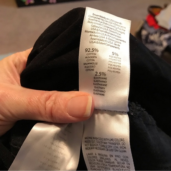 Mother Maternity Distressed Black Jeans Size 30/ 10 - Picture 4 of 9